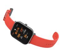 Amazfit GTS - Gris - montre intelligente avec bracelet - silicone - orange vermillon - affichage 1.65" - NFC, Bluetooth - 24.8 g