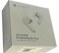 Amazfit Powerbuds Pro Ecouteurs Sport Bluetooth sans fil avec réduction active du bruit, surveillance de la fréquence cardiaque, suivi de la condition physique, 4 modes, 6 microphones, 30H de temps de