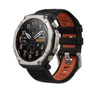 Amazfit T-Rex Ultra 2 Montre connectée d'extérieur GPS Double Bande 51 mm Ti Body, écran AMOLED Saphir de 1,5", Lampe de Poche, Batterie de 30 Jours, Cartes Hors Ligne, 10 ATM, 180+ Mode Sport pour