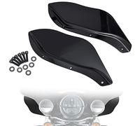 Amazicha Déflecteurs d'air latéraux Noirs pour Harley Davidson Street Glide Electra Glide Tri Glide 1996-2013
