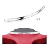 Amazicha Garniture de Pare-Brise Fendue polie Compatible avec Harley Davidson Touring Street Glide Electra Glide Ultra Limited Tri Glide 1996-2013