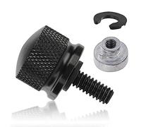 Amazicha Kit de montage pour boulon de selle noir compatible avec Harley Davidson Touring Sportster Softail Dyna 1996-2021