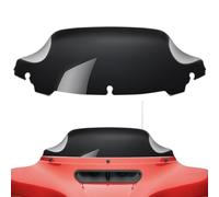 Amazicha Pare-brise Wave noir de 17,8 cm compatible avec Harley Davidson Touring Street Glide/Electra Glide/Ultra Limited/Tri Glide FLHT FLHX FLHXS FLHTK 2014-2023