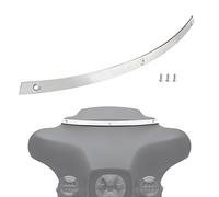 Amazicha Polished Windshield Trim Chrome Compatible for Harley Davidson Touring Street Glide Electra Glide Ultra Limited Tri Glide 1996-2013