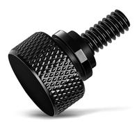 Amazicha Vis de boulon de siège en acier inoxydable 304 noir brillant pour Harley Davidson 1996-2024
