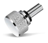 Amazicha Vis de siège en acier inoxydable chromé pour garde-boue arrière compatible avec Harley Davidson Sportster Touring Softail Dyna 1996-2023