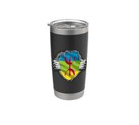 Amazigh Flag Berber Blood Inside Me Superhero Outfit Gobelet isotherme en acier inoxydable double paroi