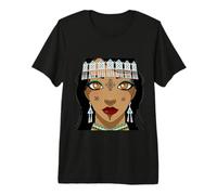 Amazigh Motifs de Femme Berbères Kabyle Amazigh T-Shirt Haut de Gamme