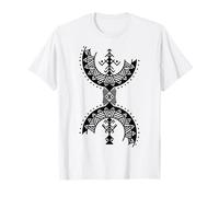 Amazigh Yaz avec motifs berbères, symbole traditionnel Imazighen T-Shirt