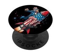Amazing America Rocket Costume pour garçons et Filles PopSockets PopGrip Adhésif