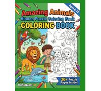 Amazing Animals Coloring Book Vol. 1: 30 Beautiful Animal Illustrations for Kids Ages 6-14 - Lions, Elephants, Butterflies & More