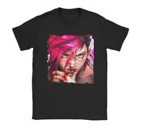 Amazing Arcane VI Game Violet Character Movies T-Shirt Black XL