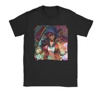 Amazing Arcane VI Game Violet Character Movies T-Shirt Men 100% Cotton T Shirt Black 3XL