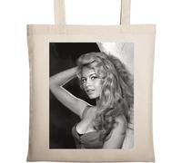 Amazing Blonde Girl Singer Artist Pop Star Culture Musique Chanson Deep Look Naturel Ecologique Coton Tote Bag Beige