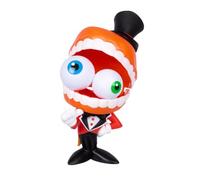 Amazing Digital Circus Figurine Caine sous licence officielle en vinyle, figurine de collection de qualité 10,1 cm avec mâchoire Yapping et carte à collectionner, 4 figurines en vinyle à collectionner