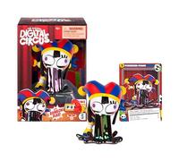 Amazing Digital Circus Figurine Puking Pomni en vinyle sous licence officielle, figurine de collection de qualité 10,1 cm avec vomi arc-en-ciel et carte à collectionner. Collectionnez toutes les