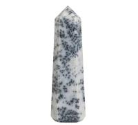 Amazing Gemstone Dendrite Tour en cristal opale ~ Obélisque de point de guérison naturel pour Reiki et grille (5,1 à 7,6 cm)