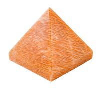 Amazing Gemstone Pierre de lune en cristal de guérison - 5,1 cm - Grande pyramide en pierre naturelle pour la méditation, le Reiki, l'équilibre des chakras et la grille des pyramides en cristal