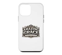 Amazing Grace How Sweet The Sound Cadeau d'hymne chrétien Coque pour iPhone 12 Mini