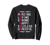 Amazing Loving Strong Happy Selfless Graceful Mother Day Sweatshirt
