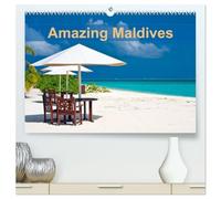 Amazing Maldives (High Quality Premium Wall Calendar 2026 DIN A2 landscape),CALVENDO 12 Month Wall Calendar: Welcome to the Maldives - the sunny side of life!