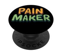 Amazing Pain Maker Look pour Les Amateurs de Parole PopSockets PopGrip Adhésif