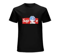 Amazing Re Zero REM Unisex T-Shirt Printed Tee Graphic Top Men Black Shirt XL