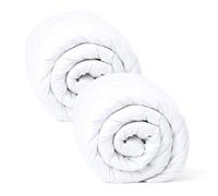 Amazinggirl Couette 200x135 cm - edredon Toutes Saisons 1 ou 2 Personne et couettes pour lit sans Housse Parure: 2 X Couette Blanche en Microfibre 135 x 200 cm Oeko-Tex