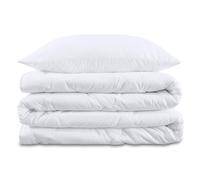 Amazinggirl Couette 200x140 cm - edredon Hiver 1 ou 2 Personne et couettes pour lit sans Housse Parure: Couette Blanche en Microfibre 140 x 200 cm avec Oreiller 80X80 cm Oeko-Tex