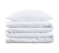 Amazinggirl Couette 200x155 cm - edredon Hiver 1 ou 2 Personne et couettes pour lit sans Housse Parure: Couette Blanche en Microfibre 160 x 220 cm avec Oreiller 80X80 cm Oeko-Tex