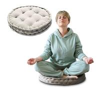 Amazinggirl Coussin de Yoga et méditation zafu - Coussins de Sol Rond Oreiller Ergonomique Support idéal pour la Posture Relaxation Exercices intérieure et extérieure