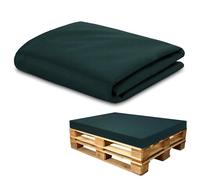 Amazinggirl Housse pour Coussin de Palette en Carton Mousse, Coussin compensé pour Matelas de Sol Housse: 120x80 cm - Idéal pour Meubles et Lits en palettes Oeko-Tex Vert