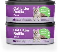 AMAZINK Lot de 2 recharges de litière pour chat compatibles avec les seaux Litter Genie