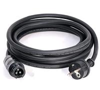Amazinnov - 15 Mètres Cordon d'alimentation en Caoutchouc H07RN-F 3x1,5mm, avec Prise Schuko Embouts et Connecteur Batteri BC01 Femelle pour Micro-onduleur Hoymiles Deye Envertech NEP (15M)