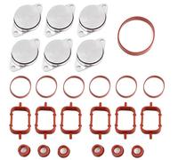 Amazleer 6 x 33mm Kit de Suppression Clapets d'admission, Kit de Suppression Clapets d'admission Joint Collecteur Admission 11612245439 pour E87 E46 E90 E91 E92 E93 E39 E60 E83 E53 (6X33MM)