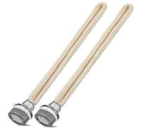 Allecto Plus - Lot de 2 mèches de lampe à huile en coton naturel pour Berger Air