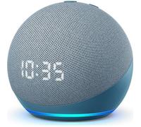 Amazon Assistant vocal Echo Dot 4 avec Horloge Bleu gris