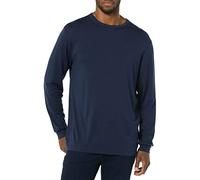 Amazon Aware T-Shirt à ample à manches longues Homme, Bleu Marine, S