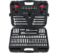 Amazon Basics 145 pièces Coffret à douilles pour mécanicien,