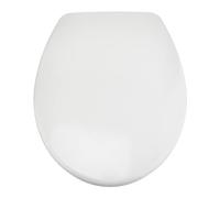 Amazon Basics Abattant WC très résistant à fermeture douce et libération rapide Taille universelle, Rectangulaire, Blanc, 42.5 x 37 cm (L x W)