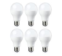 Amazon Basics Ampoule LED E27 A60 avec culot à vis, 14W (équivalent ampoule incandescente 100W), blanc chaud, dimmable - Lot de 6