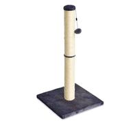 Amazon Basics Arbre à chat d'intérieur standard avec jouet suspendu, gris, 80 cm