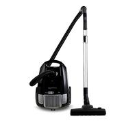 Amazon Basics Aspirateur avec sac, puissant, pour sols durs et tapis, filtre HEPA, contrôle de vitesse, 700 W, 3.0 L, Noir