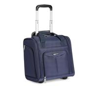 Amazon Basics Bagaglio per vano sottosedile, 35.5 cm, Bleu marine