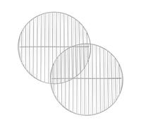 Amazon Basics Barbecue grilles de, 37.3 cm, Lot de 2, argentées