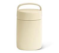 Amazon Basics Bocal Isotherme en Acier Inoxydable, Pour le Chaud et le Froid, Étanche, 473ml, Ivoire