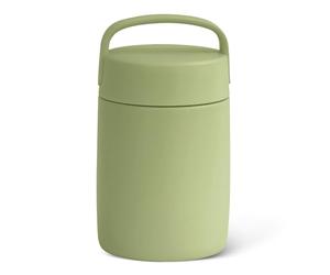 Amazon Basics Bocal Isotherme en Acier Inoxydable, Pour le Chaud et le Froid, Étanche, 473ml, Vert Olive