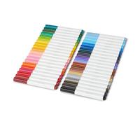 Amazon Basics Broad Line Lot de 40 marqueurs lavables, Multicolore