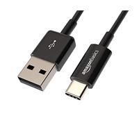 Amazon Basics Cable Charge Rapide USB-C vers USB-A 2.0 (0.9 m) Noir
