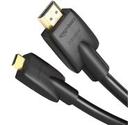 Amazon Basics Câble Micro HDMI vers HDMI 2.0 haut débit, 0.91 m, Noir